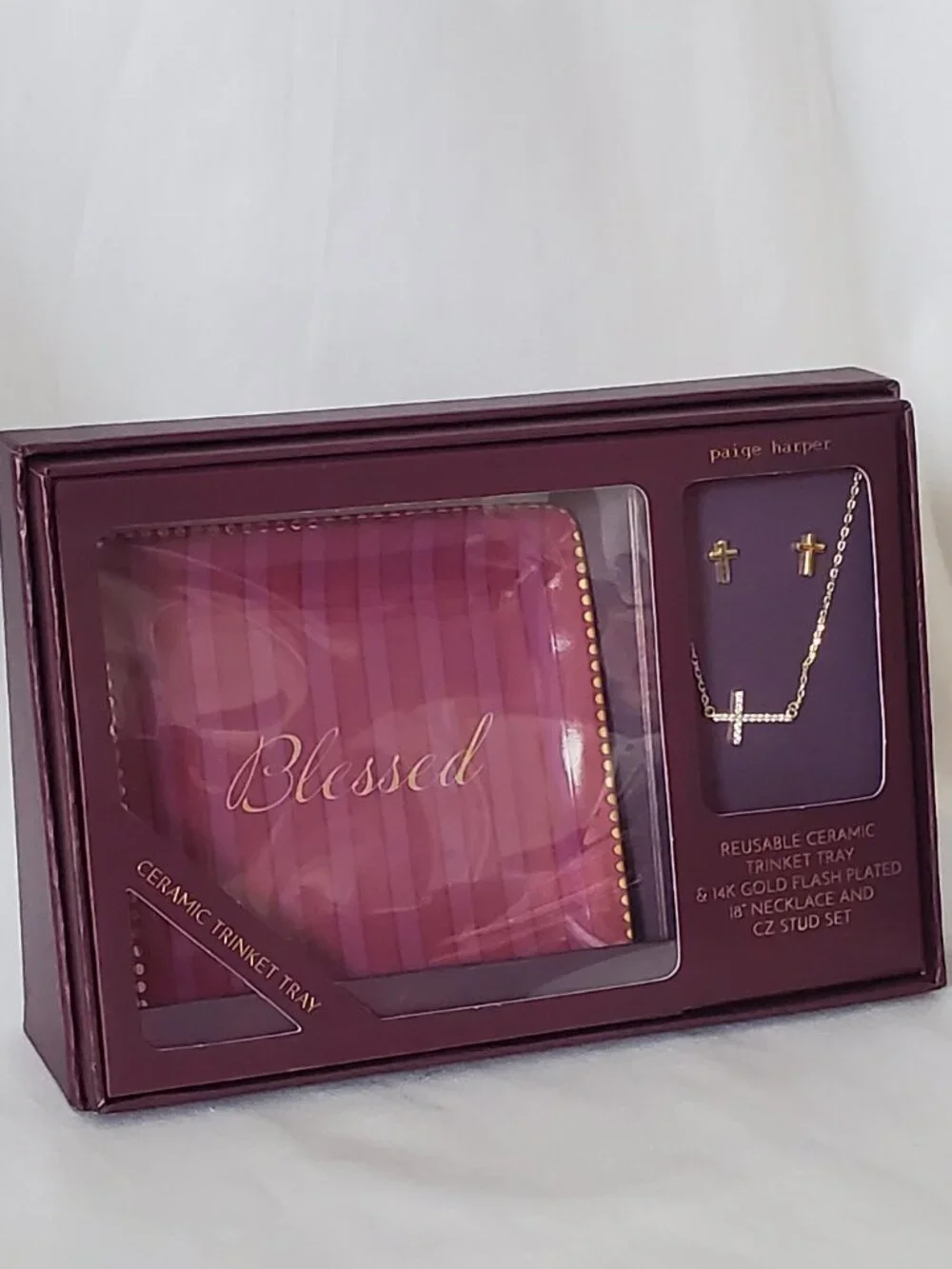 Brand New Giftset! Inspirational Jewelry and Trinket Tray A perfect gift for Mom - Picture 1 of 8